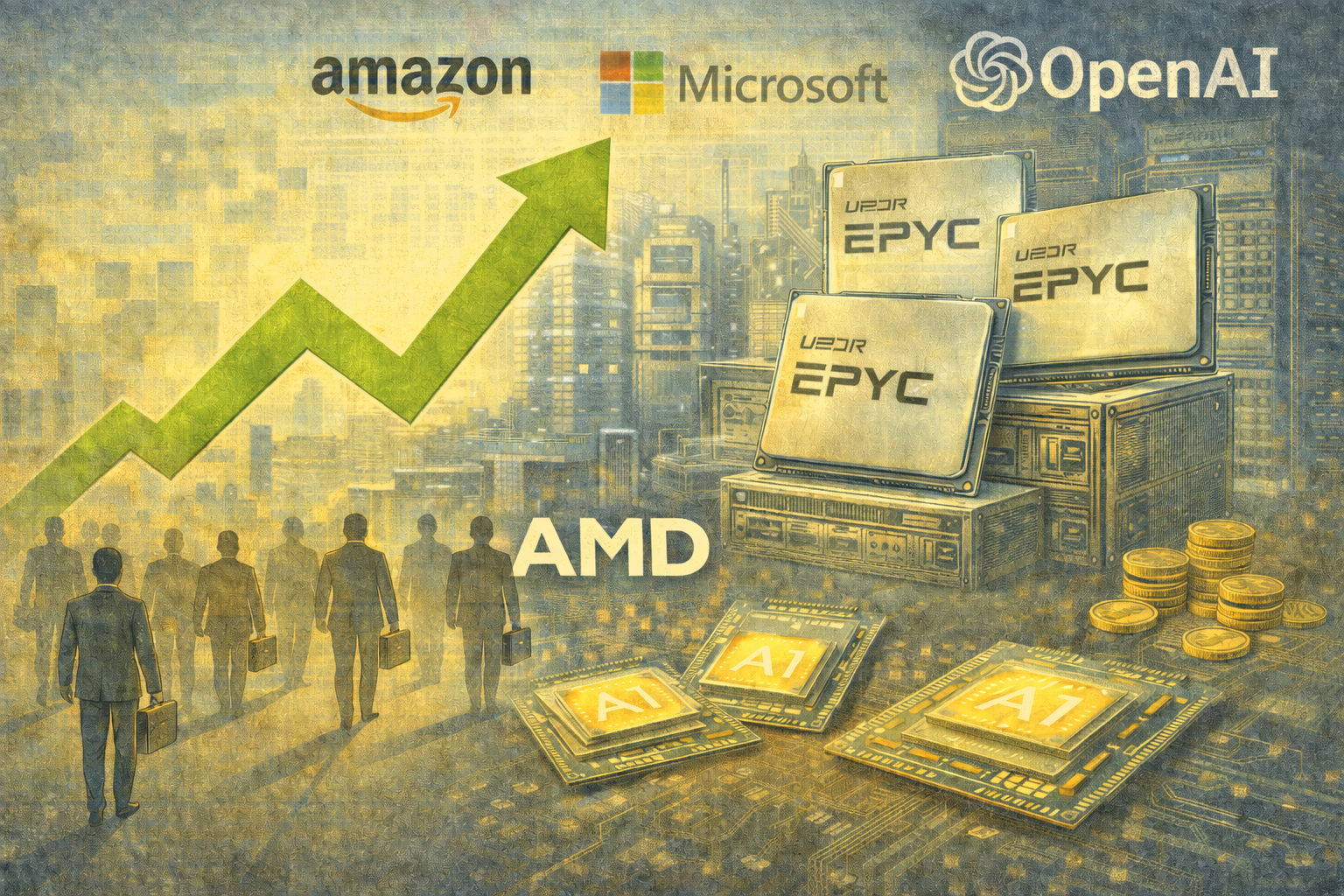 AMD stock extends gains as analysts cite hyperscaler demand, tight server CPU supply and AI tailwinds ahead of Feb. 3 earnings.