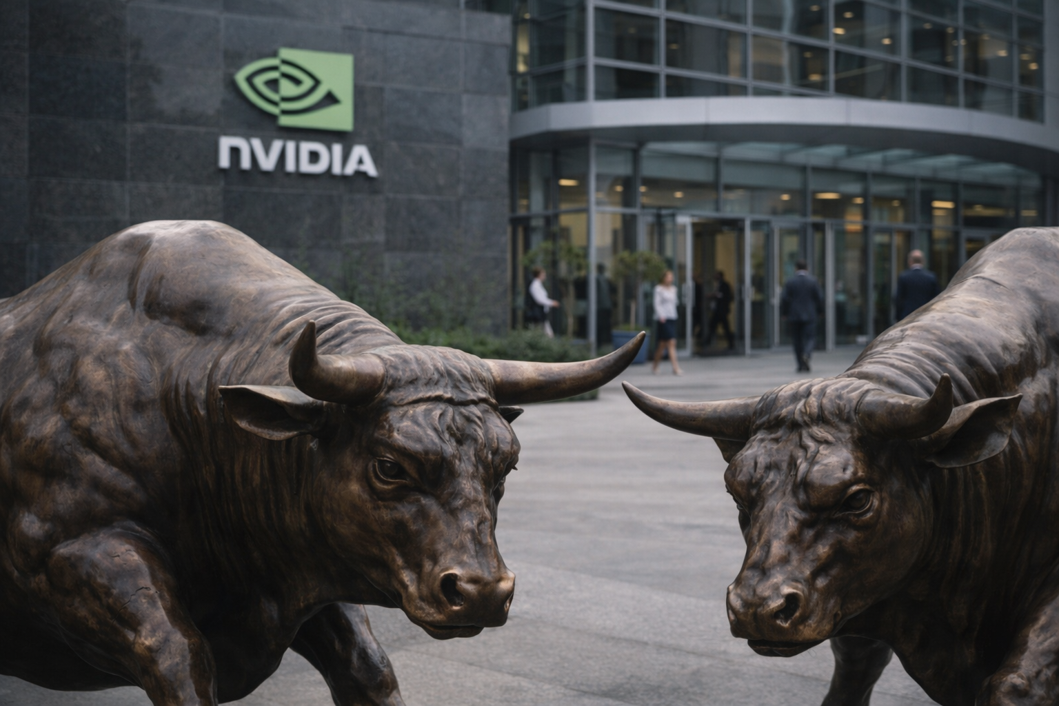 AI generated image for Nvidia stock